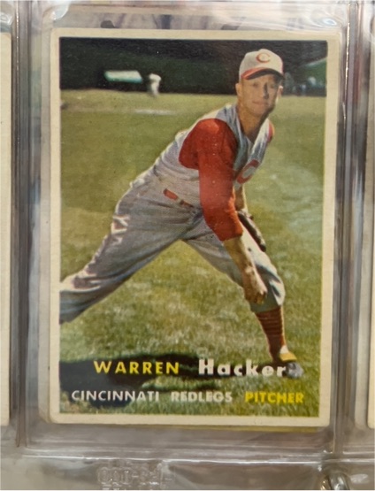 1957 Topps #370 Warren Hacker — front