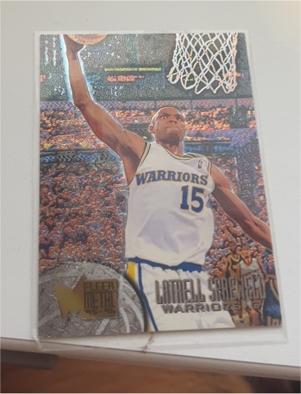1995-96 Fleer Metal #36 Latrell Sprewell — front