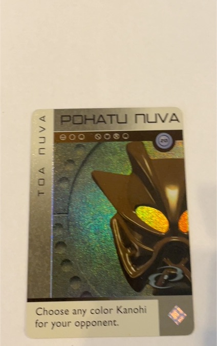 2002 McDonald's Bionicle Pohatu Nuva #270 — front