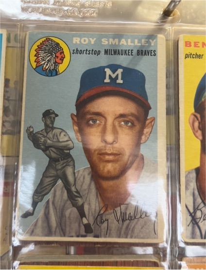 1954 Topps #231 Roy Smalley — front
