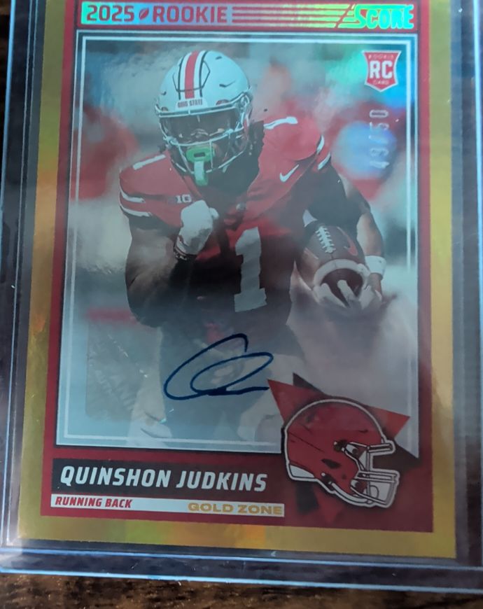 2025 Score #38 Quinshon Judkins — front