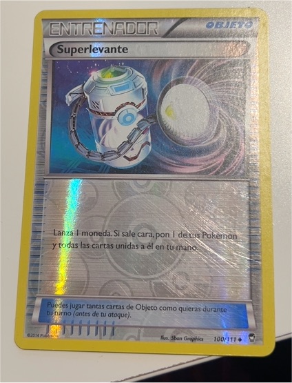 2014 Pokémon XY Furious Fists #100 Super Scoop Up — front