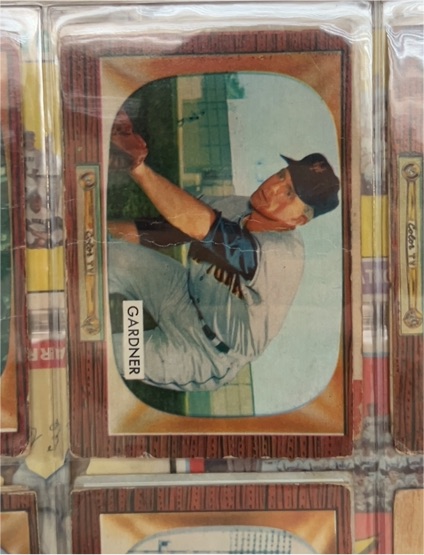 1955 Bowman #249 Billy Gardner — front