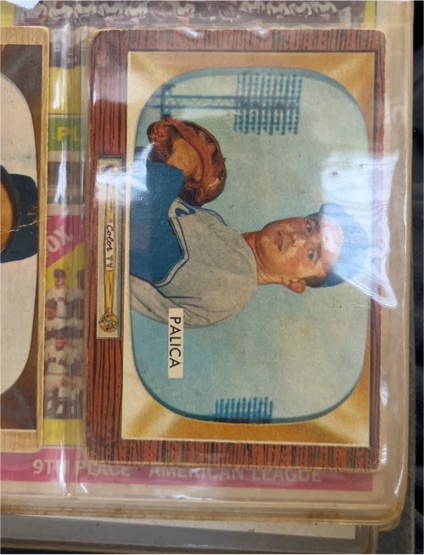 1955 Bowman #195 Erv Palica — front