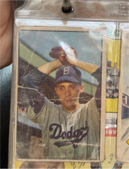 1953 Bowman #14 Billy Loes — front