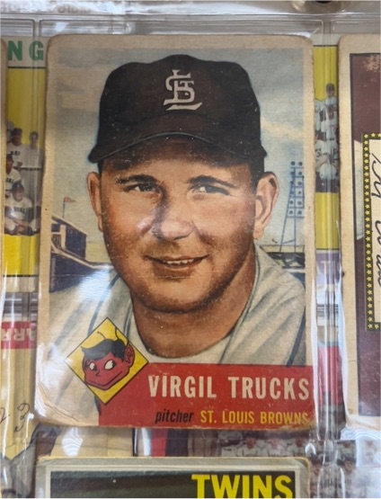 1953 Topps #96 Virgil Trucks — front