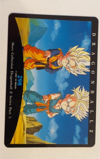 1995 Dragon Ball Z Hero Collection Part 3 #298 Super Saiyan Goten & Trunks — front