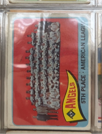 1965 Topps #293 Los Angeles Angels Team — front