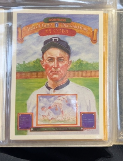 1982 Donruss Diamond Kings #653 Ty Cobb — front