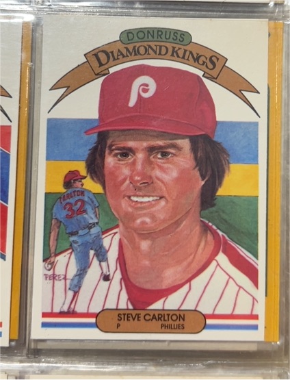 1983 Donruss Diamond Kings #16 Steve Carlton — front