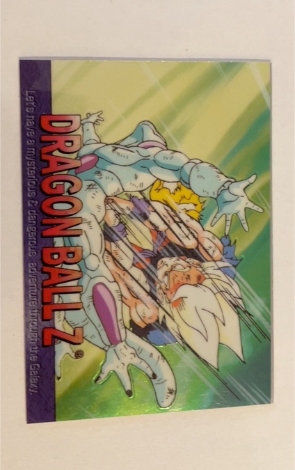 2000 Dragon Ball Z ArtBox Chromium #60 Goku and Frieza — front