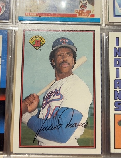 1989 Bowman #228 Julio Franco — front