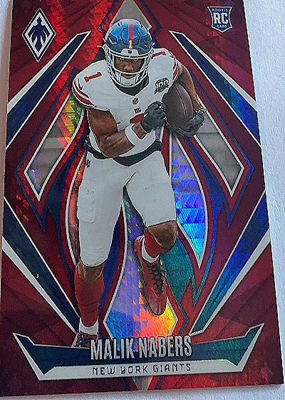 2024 Panini Phoenix Red Hyper #Malik Nabers — front