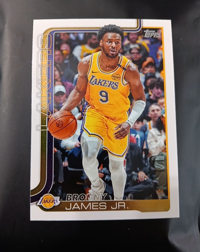 2025-26 Topps Basketball #152 Bronny James Jr. — front
