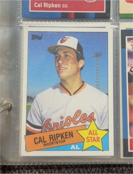 1985 Topps #704 Cal Ripken Jr — front