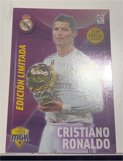 2015 Panini Megacracks #345B Cristiano Ronaldo — front