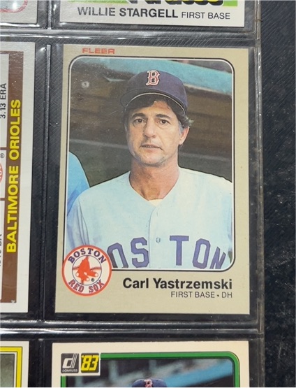 1983 Fleer #200 Carl Yastrzemski — front