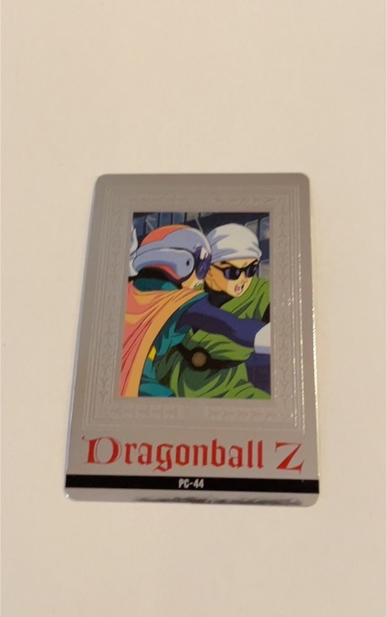 1994 Dragon Ball Z Platina Card #PC-44 Great Saiyaman 1 & 2 — front