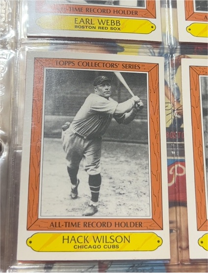 1985 Topps Collectors Series #40 Hack Wilson — front