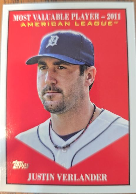2025 Topps Update #MV-19 Justin Verlander Most Valuable — front