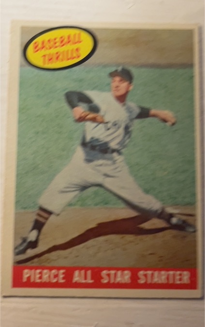1959 Topps #466 Bill Pierce All Star Starter — front