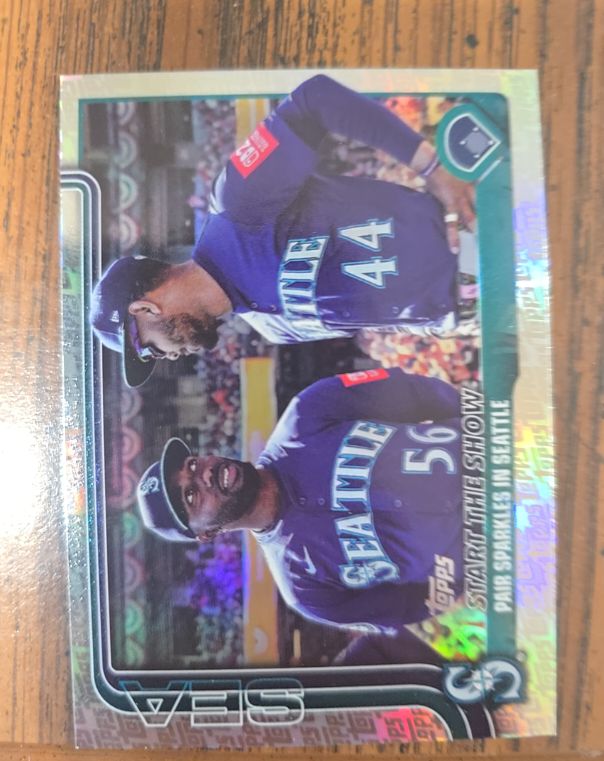 2025 Topps Update #US244 Julio Rodríguez / Randy Arozarena — front
