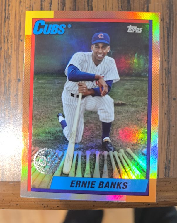 2025 Topps Update 1990 #U90-29 Ernie Banks — front