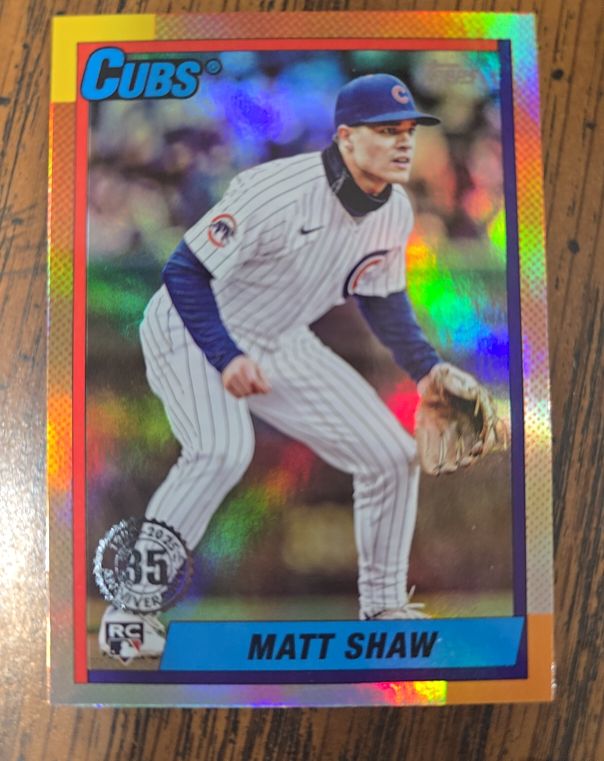 2025 Topps Update #U90-35 Matt Shaw — front