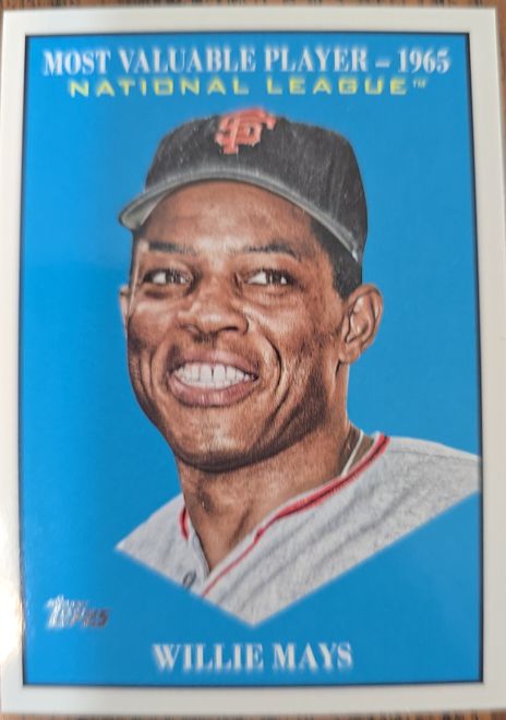 2025 Topps Update #MV-34 Willie Mays Most Valuable — front