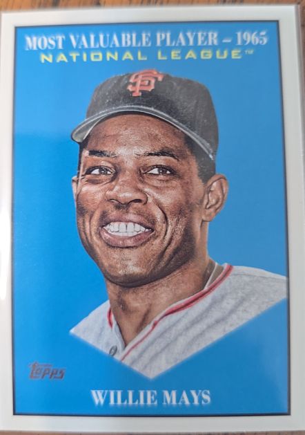 2025 Topps Update #MV-34 Willie Mays Most Valuable — front