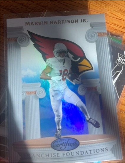 2025 Panini Certified #Franchise Foundations Marvin Harrison Jr. — front