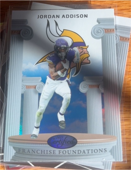 2025 Panini Certified Franchise Foundations #FFO-JAN Jordan Addison — front
