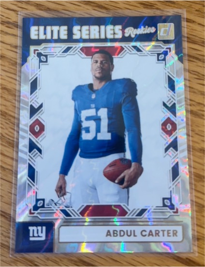 2025 Donruss Elite Series Rookies #ESR-ACR Abdul Carter — front