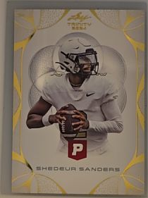2024 Leaf Trinity #87 Shedeur Sanders — front