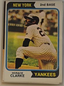 1974 Topps #529 Horace Clarke — front