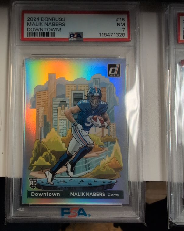 2024 Panini Donruss #18 Malik Nabers Downtown! — front