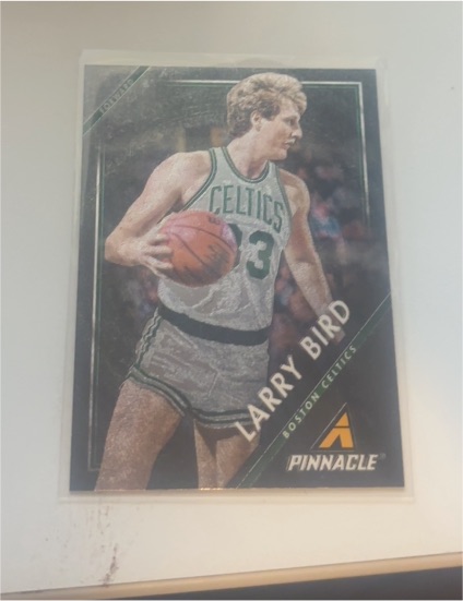 1989 Pinnacle #1 Larry Bird — front