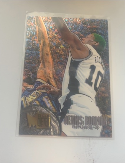 1995-96 Fleer Metal #100 Dennis Rodman — front