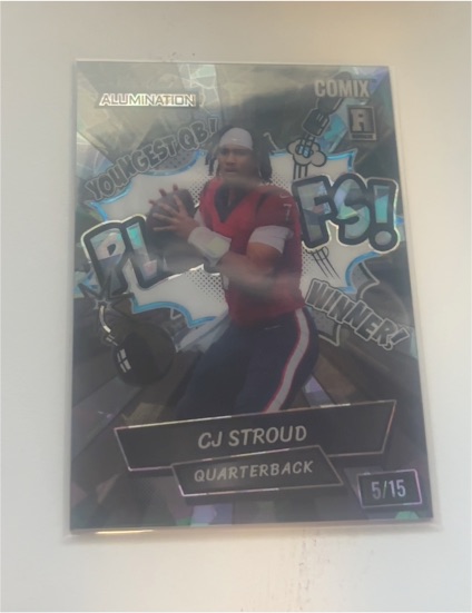 2023 Wild Card Alumination Comix Black Label #ACSR1-CS3 CJ Stroud — front