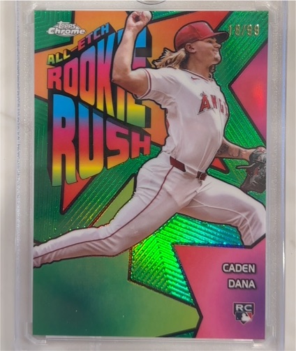 2025 Topps Chrome #CERR-20 Caden Dana All-Etch Rookie Rush — front