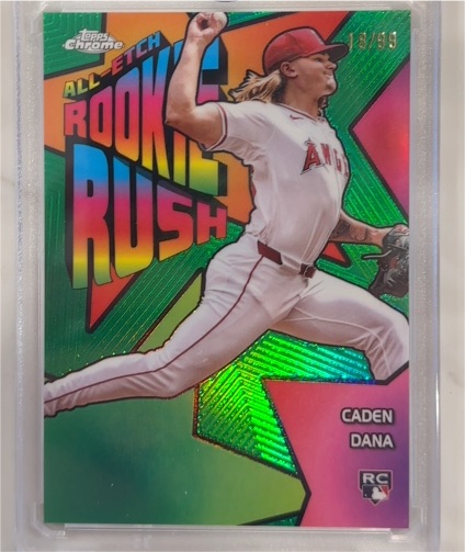 2025 Topps Chrome #CERR-20 Caden Dana All-Etch Rookie Rush — front