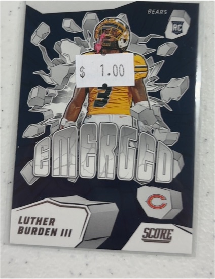 2025 Panini Score #12 Luther Burden III Emerged — front