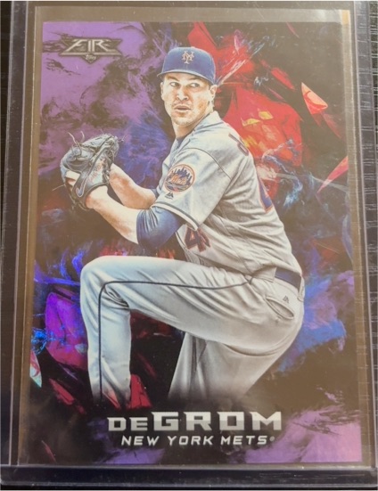 2018 Topps Fire #94 Jacob deGrom — front