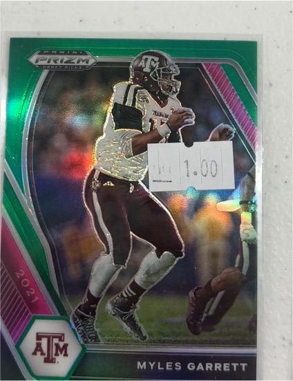 2021 Panini Prizm Draft Picks #100 Myles Garrett — front