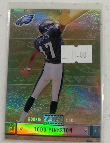 2000 Bowman Reserve #123 Todd Pinkston — front