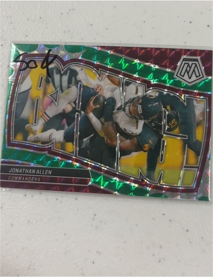 2024 Panini Mosaic Bang! #8 Jonathan Allen — front