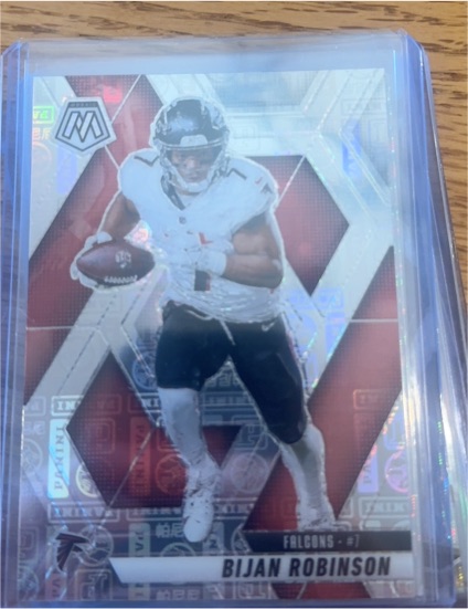 2023 Panini Mosaic #7 Bijan Robinson — front