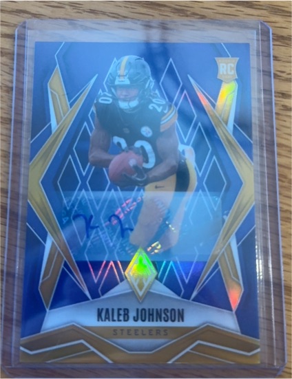 2025 Panini Phoenix RC Kaleb Johnson — front