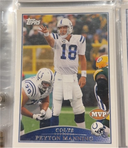 2009 Topps #321 Peyton Manning — front