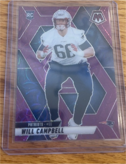 2025 Panini Mosaic #378 Will Campbell — front